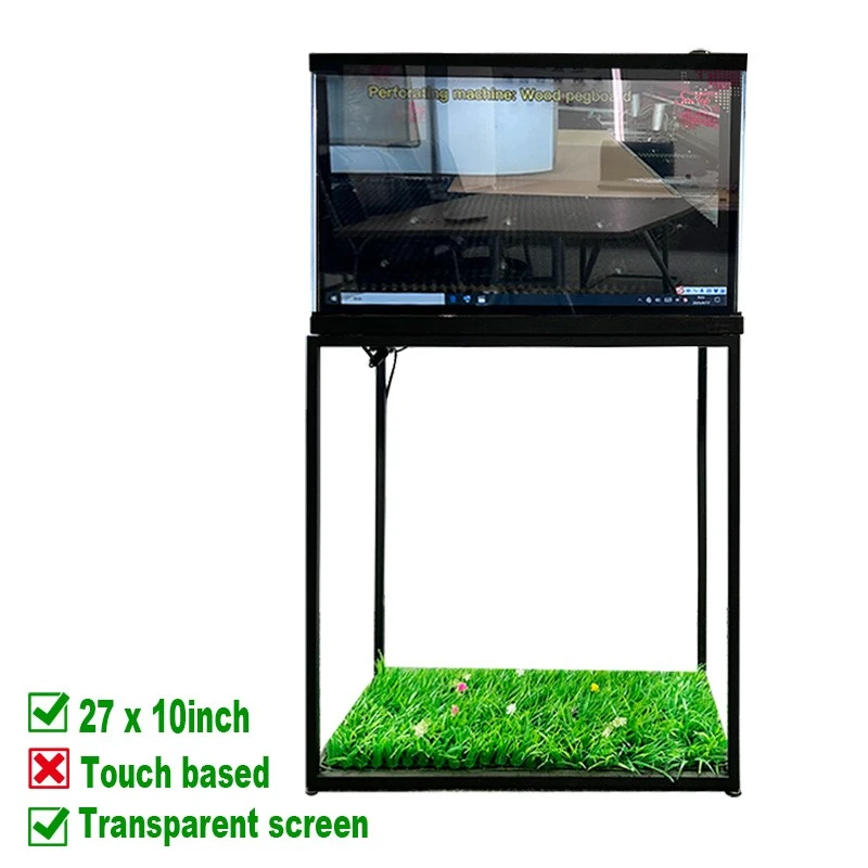27 x 10 inch transparant touchscreen