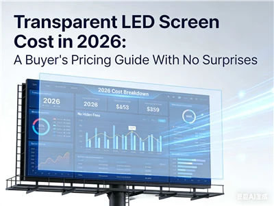 Kosten van transparante LED-schermen in 2026 Een prijsgids voor kopers zonder...
