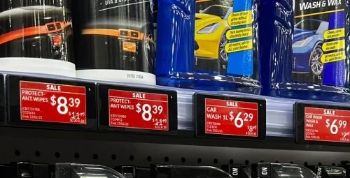Welke supermarkten hebben digitale prijskaartjes?