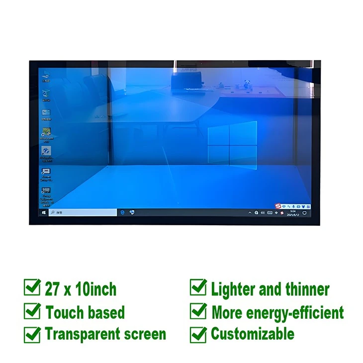27x10 transparant touchscreen
